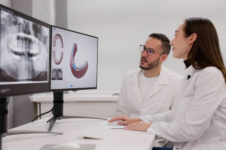 Dental practice team using secure IT support